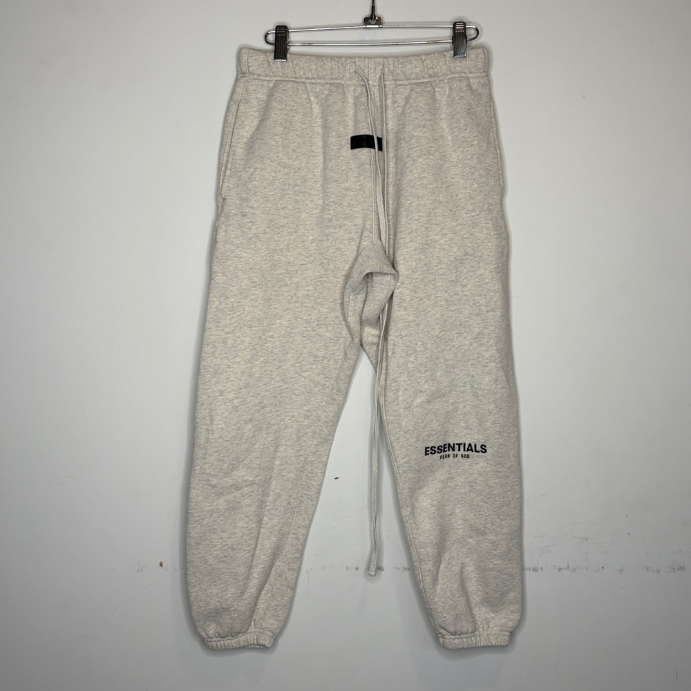 Fear Of God Essentials Oatmeal Sweatpants: Size Extra Small